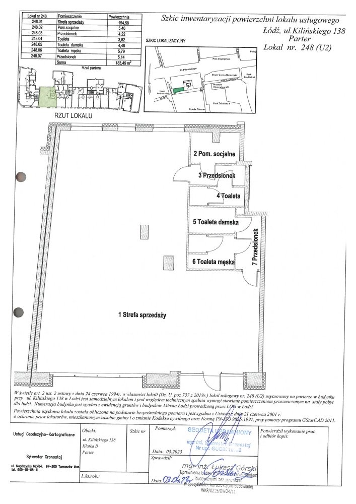 Lokal użytkowy na wynajem Łódź, Śródmieście, kilińskiego 138  140m2 Foto 3