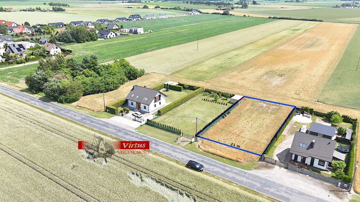 Zapraszam do zakupu działki 903 m² z pozwoleniem na budowę domu dwulokalowego Siekierki Wielkie, Tulecka  903m2 Foto 1