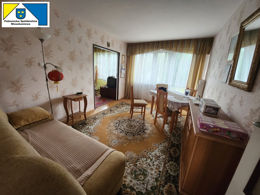 Mieszkanie trzypokojowe na sprzedaż Pabianice, Piaski  48m2 Foto 1