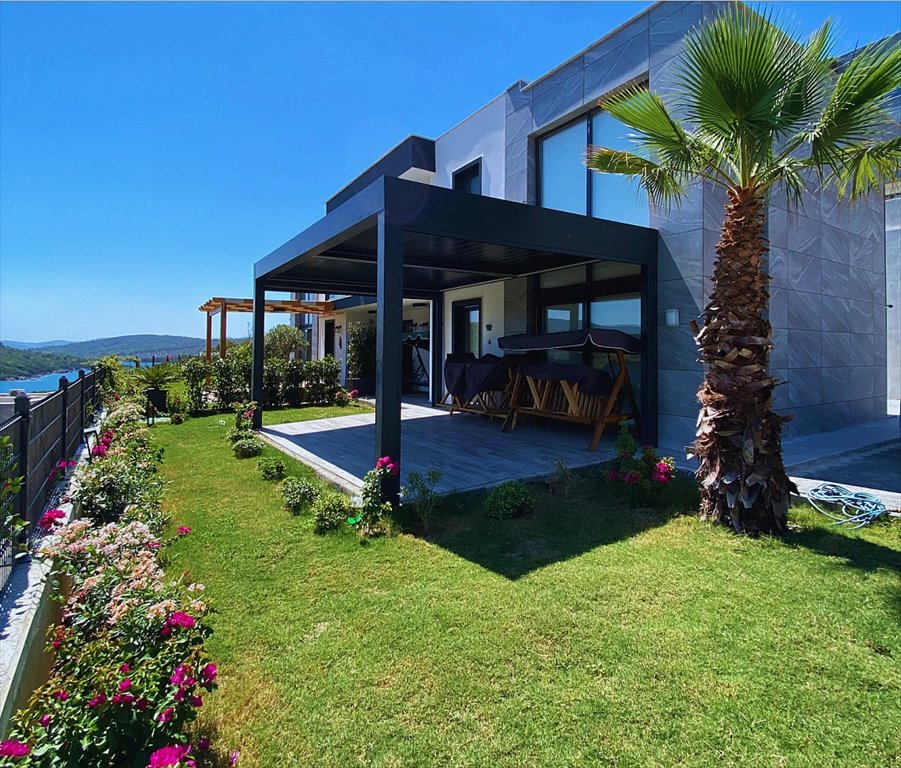 Nowoczesne domy z prywatnym ogrodem 700 m od plaży Turcja, Boğaziçi, Boğaziçi, Milas, Muğla  159m2 Foto 1