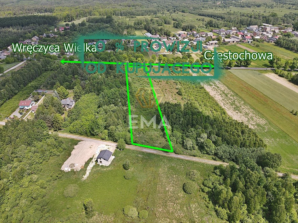Działka budowlana na sprzedaż Kalej, Wręczycka  5 357m2 Foto 2