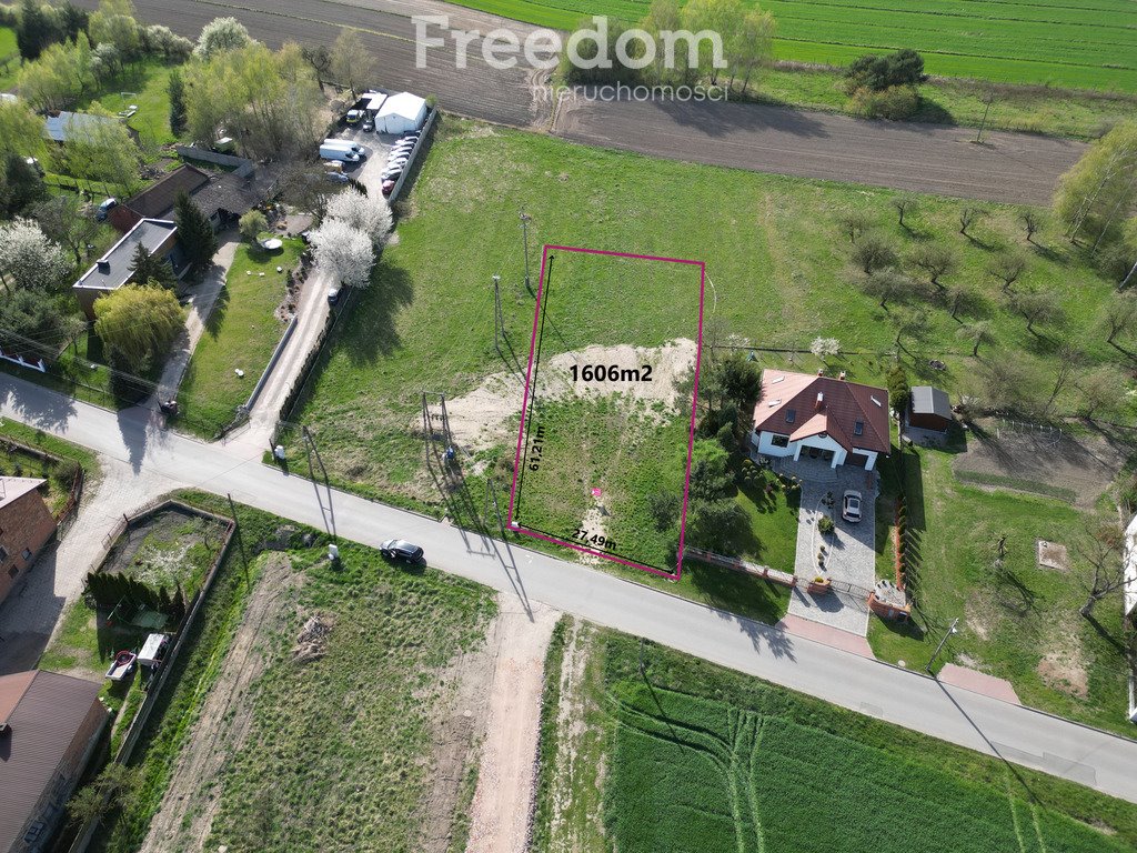 Działka budowlana na sprzedaż Piotrków Trybunalski, Świerczów  1 606m2 Foto 1