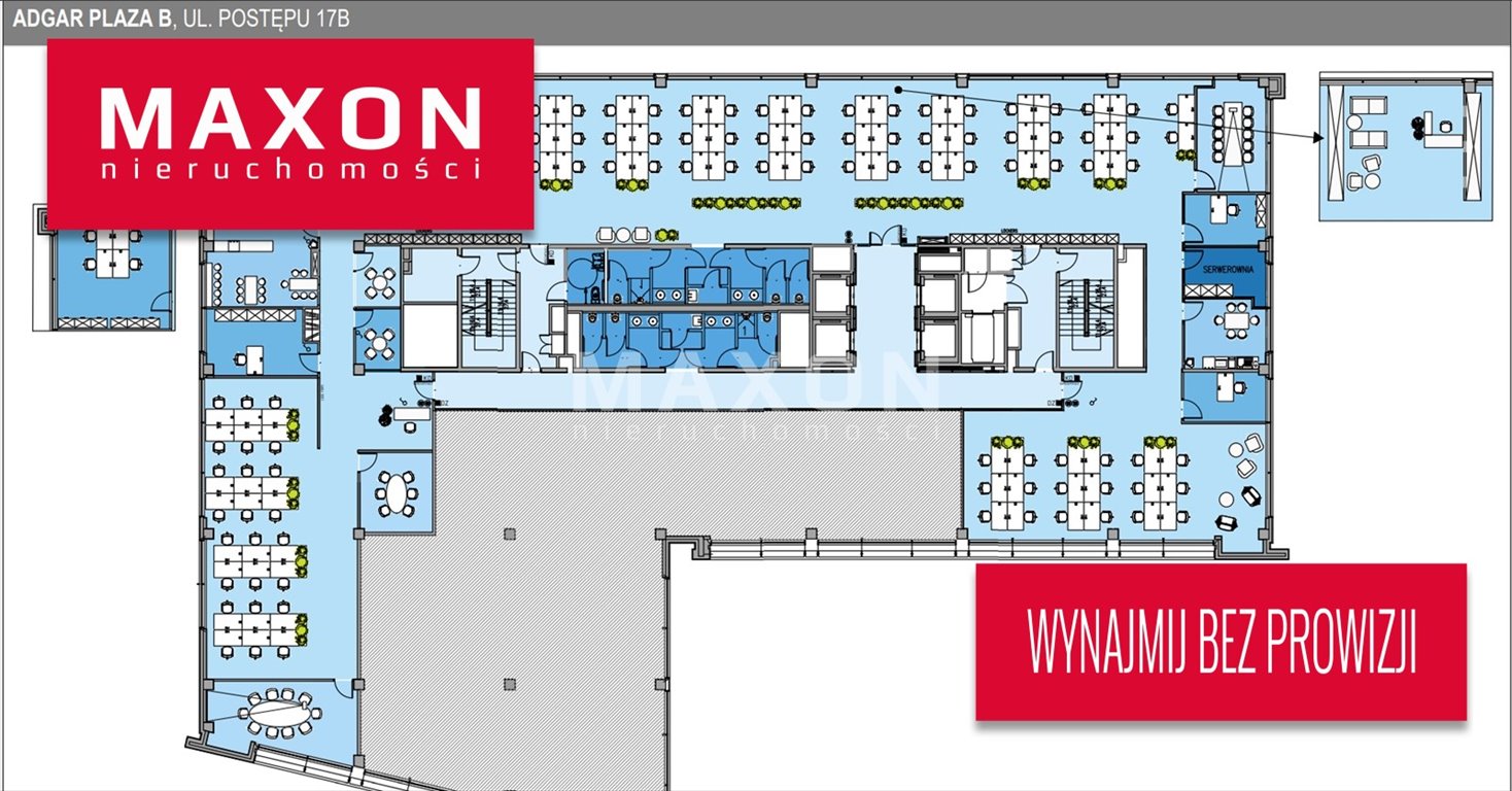 Lokal użytkowy na wynajem Warszawa, Mokotów, Postępu  934m2 Foto 1