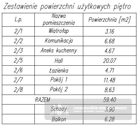 Mieszkanie trzypokojowe na sprzedaż Zaczernie  60m2 Foto 13