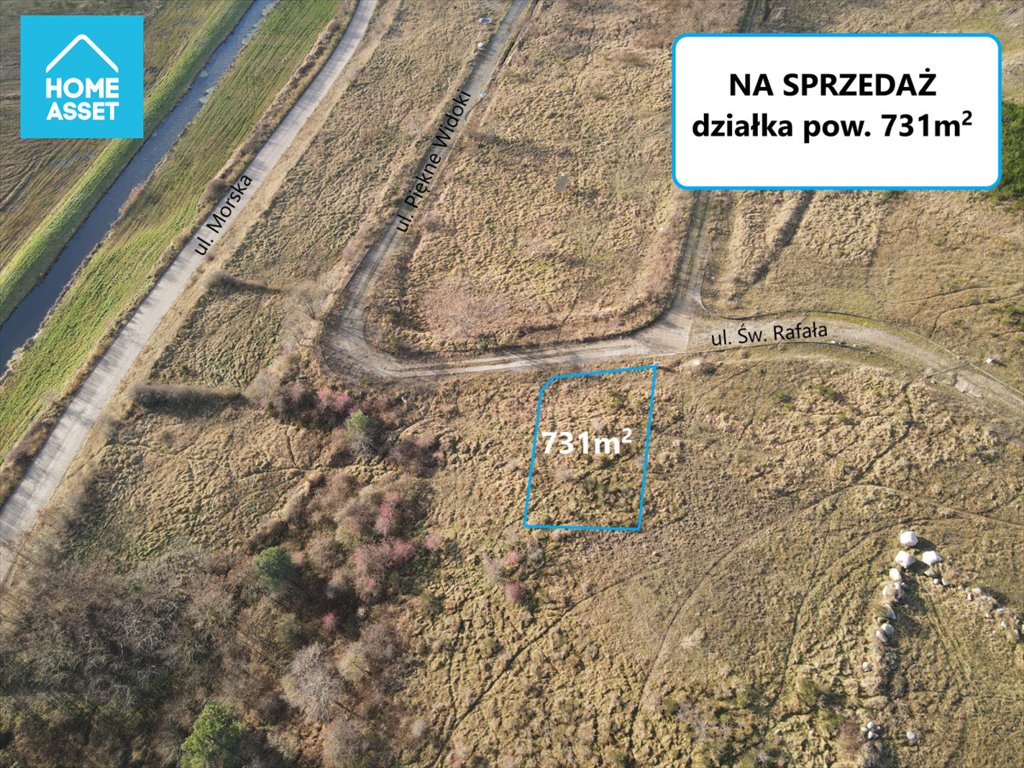 Działka budowlana na sprzedaż Osłonino, św. Rafała  731m2 Foto 4