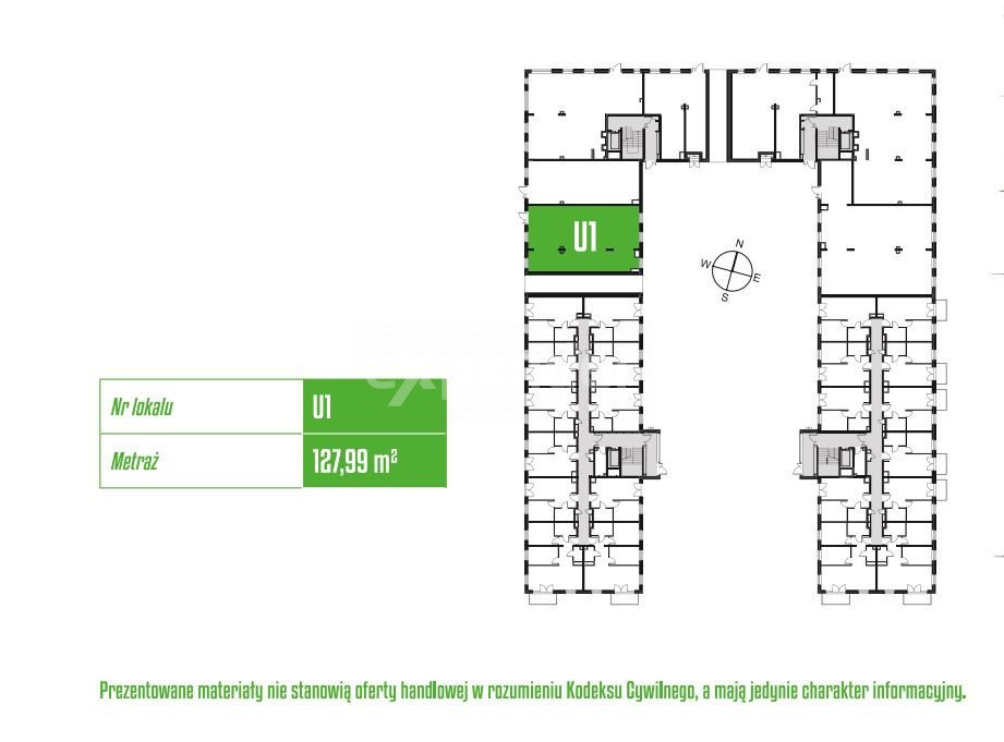 Lokal użytkowy na sprzedaż Kraków, Czyżyny, Aleja Jana Pawła II  128m2 Foto 2