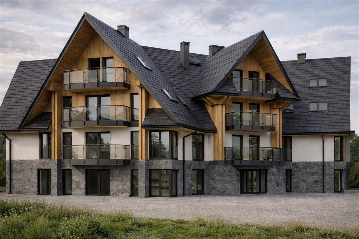 Na sprzedaż nowoczesne 3-pokojowe mieszkanie z balkonem i ogrzewaniem podłogowym Zakopane, Zofii i Witolda Paryskich  55m2 Foto 1