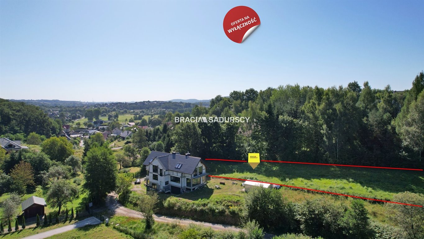 Działka budowlano-usługowa 28 arów w Balicach, spokój i szybki dojazd Balice, Pod Lasem  2 854m2 Foto 1