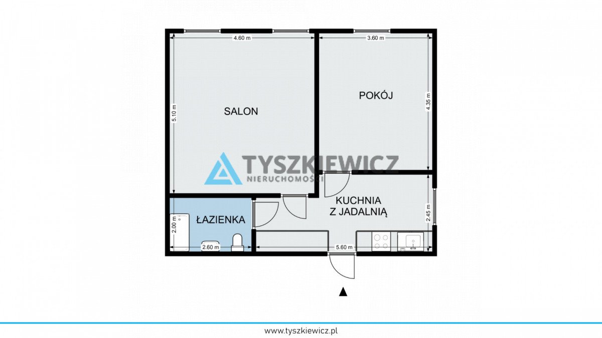 Mieszkanie dwupokojowe na sprzedaż Jerzkowice  64m2 Foto 2