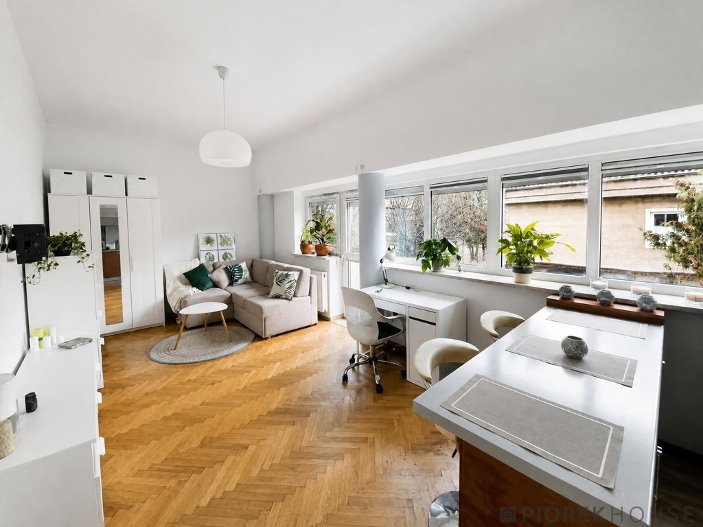 Mieszkanie 25,7 m² w Warszawie - balkon i ogród dla mieszkańców Warszawa, Praga-Południe, Alfreda Nobla  26m2 Foto 1
