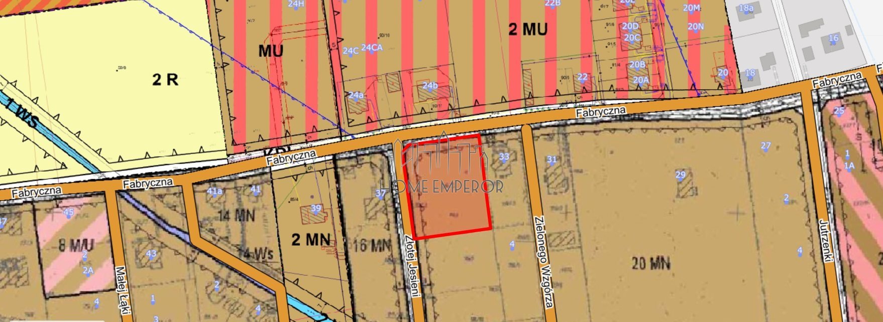 Działka budowlana na sprzedaż Łoziska, Fabryczna  2 500m2 Foto 1