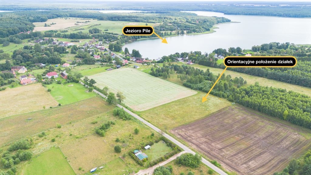 Działka budowlana nad jeziorem Pile – potencjał inwestycyjny Silnowo  3 000m2 Foto 1