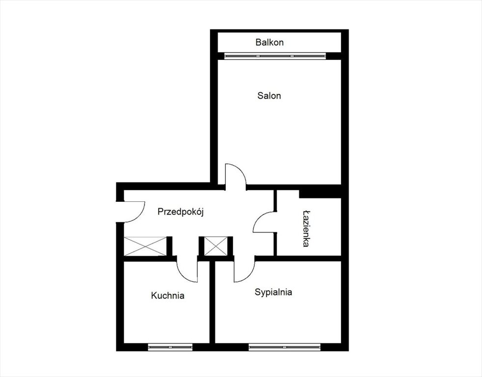 Sprzedam 2-pokojowe mieszkanie 47,4 m² z balkonem na Ursynowie Warszawa, Ursynów, Ernesta Malinowskiego  47m2 Foto 1