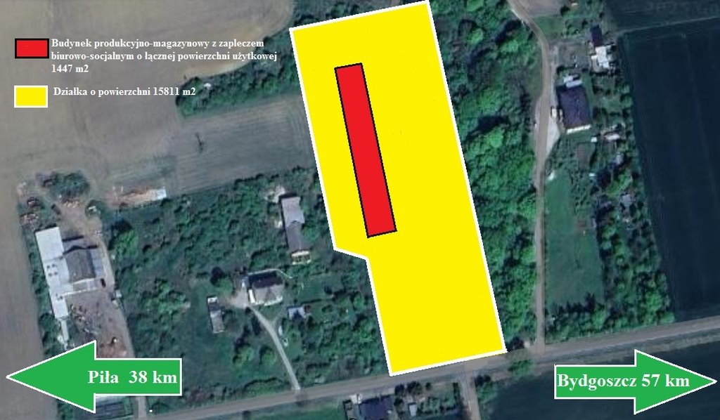 Magazyn na sprzedaż Komorowo  1 447m2 Foto 1