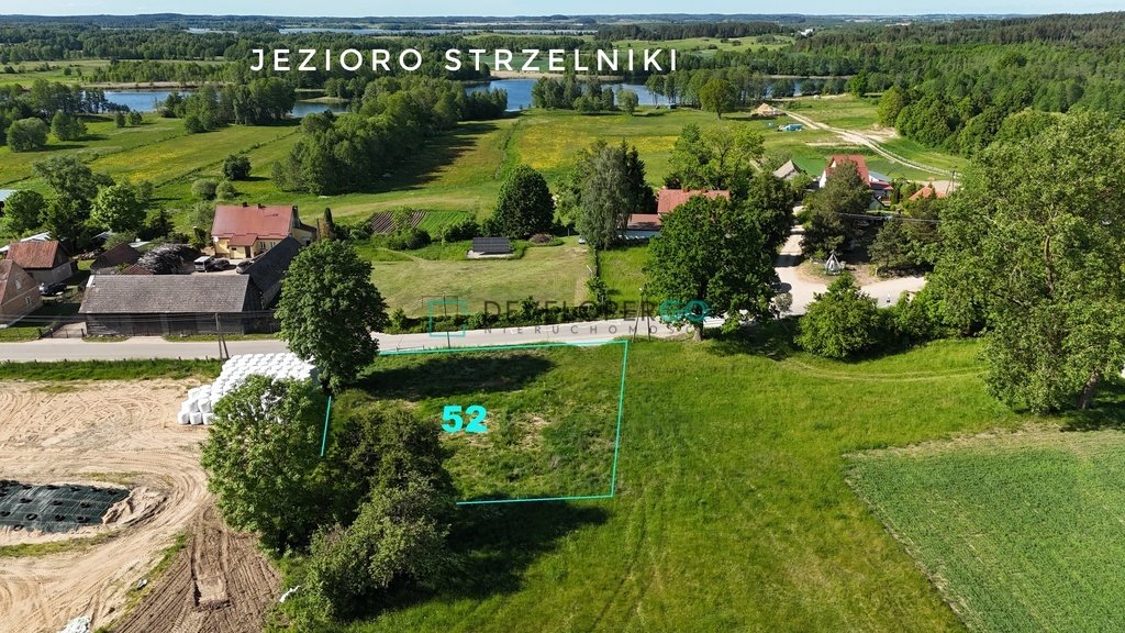 Na sprzedaż działka 1200 m² z dostępem do jeziora w Strzelniki Strzelniki  1 200m2 Foto 1