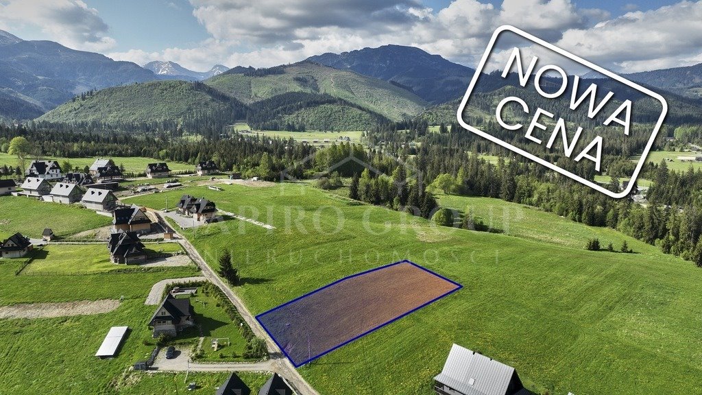 Polecam działkę 2295 m² z widokiem na Tatry w Witowie Witów  2 295m2 Foto 1