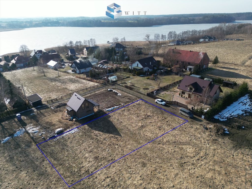 Działka 1000 m2 pod dom w Kątnie nad jeziorem Szeląg Wielki Kątno  1 000m2 Foto 1