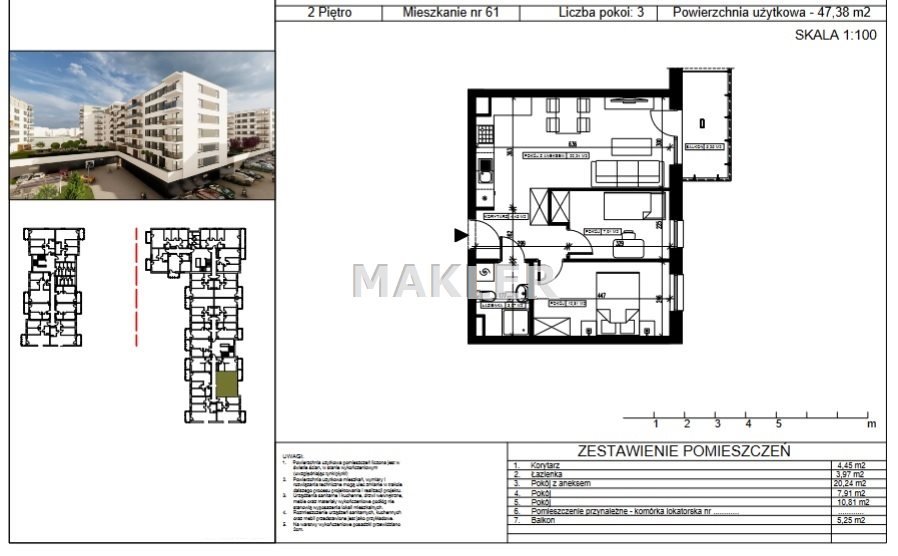 Mieszkanie trzypokojowe na sprzedaż Bydgoszcz, Bartodzieje Małe  47m2 Foto 7