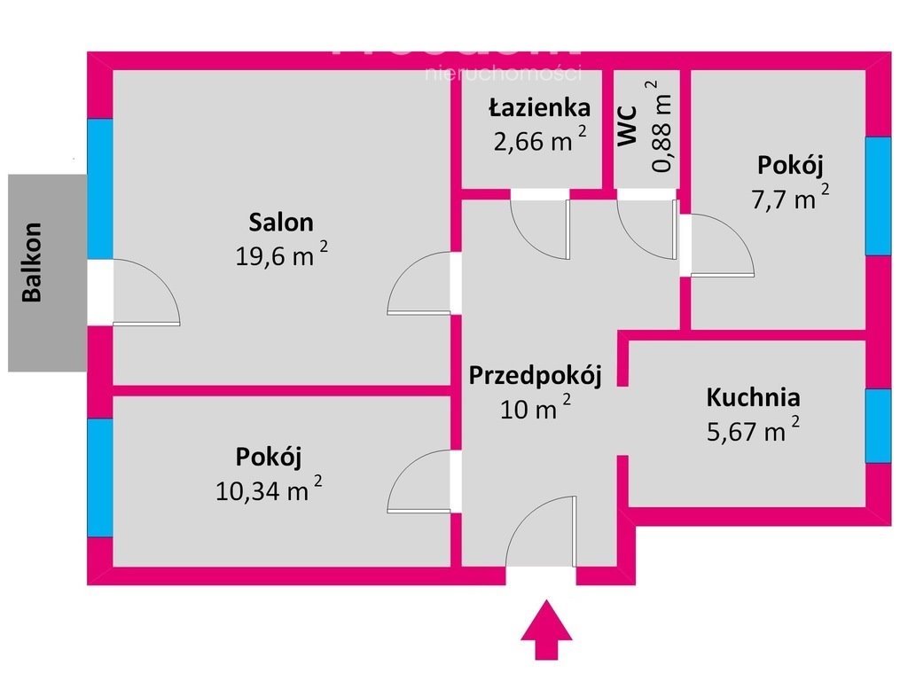 Mieszkanie trzypokojowe na sprzedaż Dębica, Gawrzyłowska  58m2 Foto 15