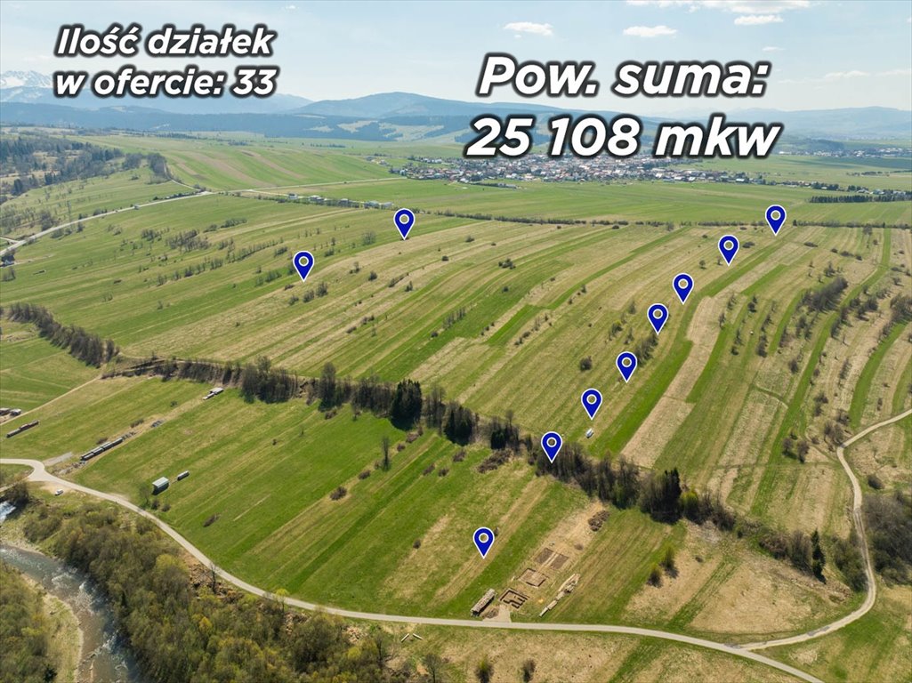 Polecam działkę 25 108 m² z lasem i terenami rolnymi Chochołów  25 108m2 Foto 1
