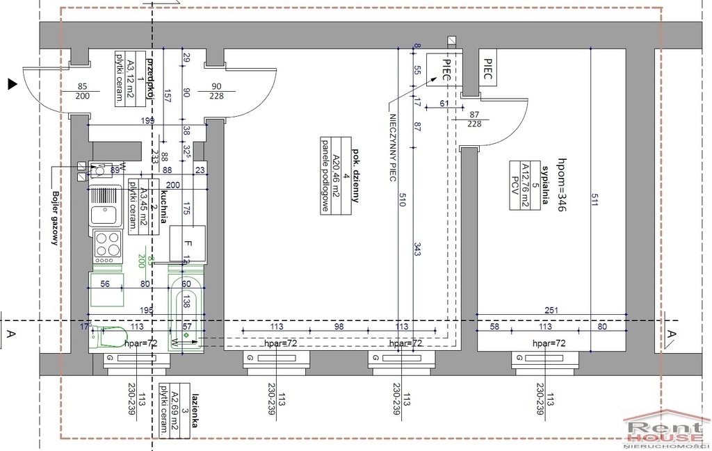 Mieszkanie dwupokojowe na sprzedaż Szczecin, Śródmieście-Centrum, Generała Ludomiła Rayskiego  42m2 Foto 13