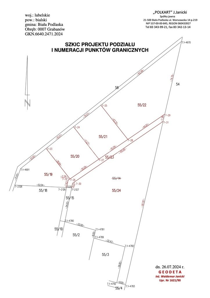 Działka budowlana na sprzedaż Grabanów, Rzeczna  1 522m2 Foto 9