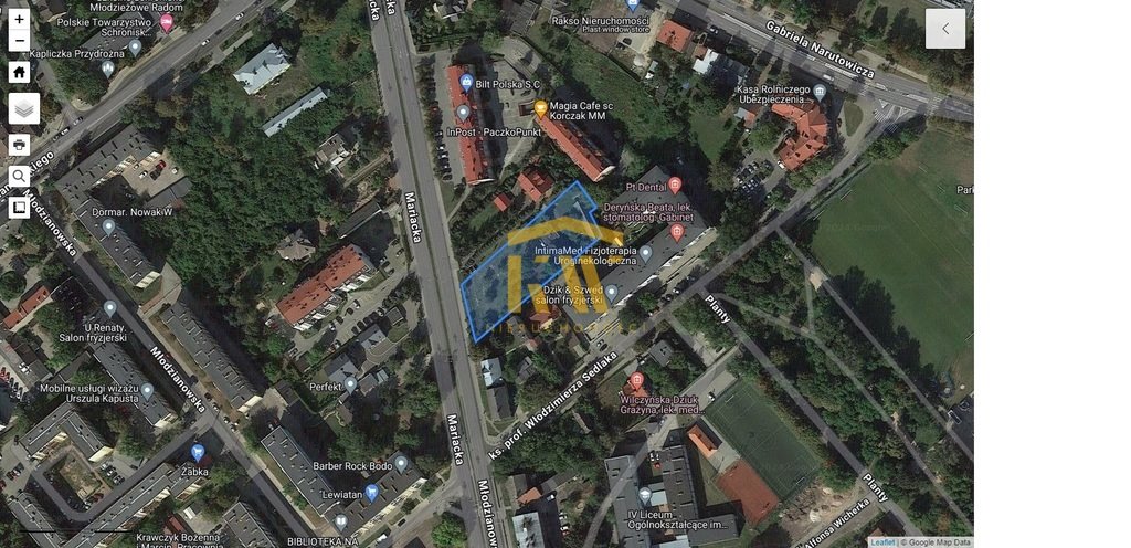 Działka inwestycyjna 2428 m² z mediami i dostępem do drogi Radom  2 428m2 Foto 1