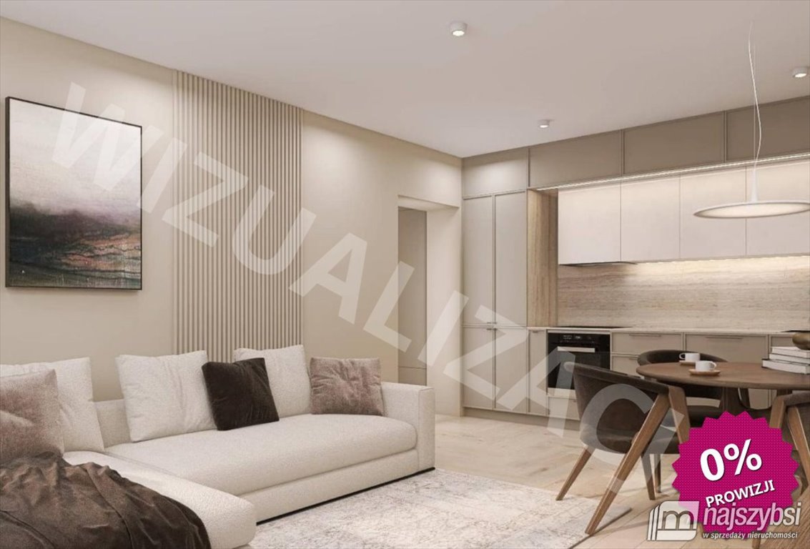 Nowoczesny apartament 53m2 z balkonem, SPA i fitness Świnoujście, Centrum  53m2 Foto 1