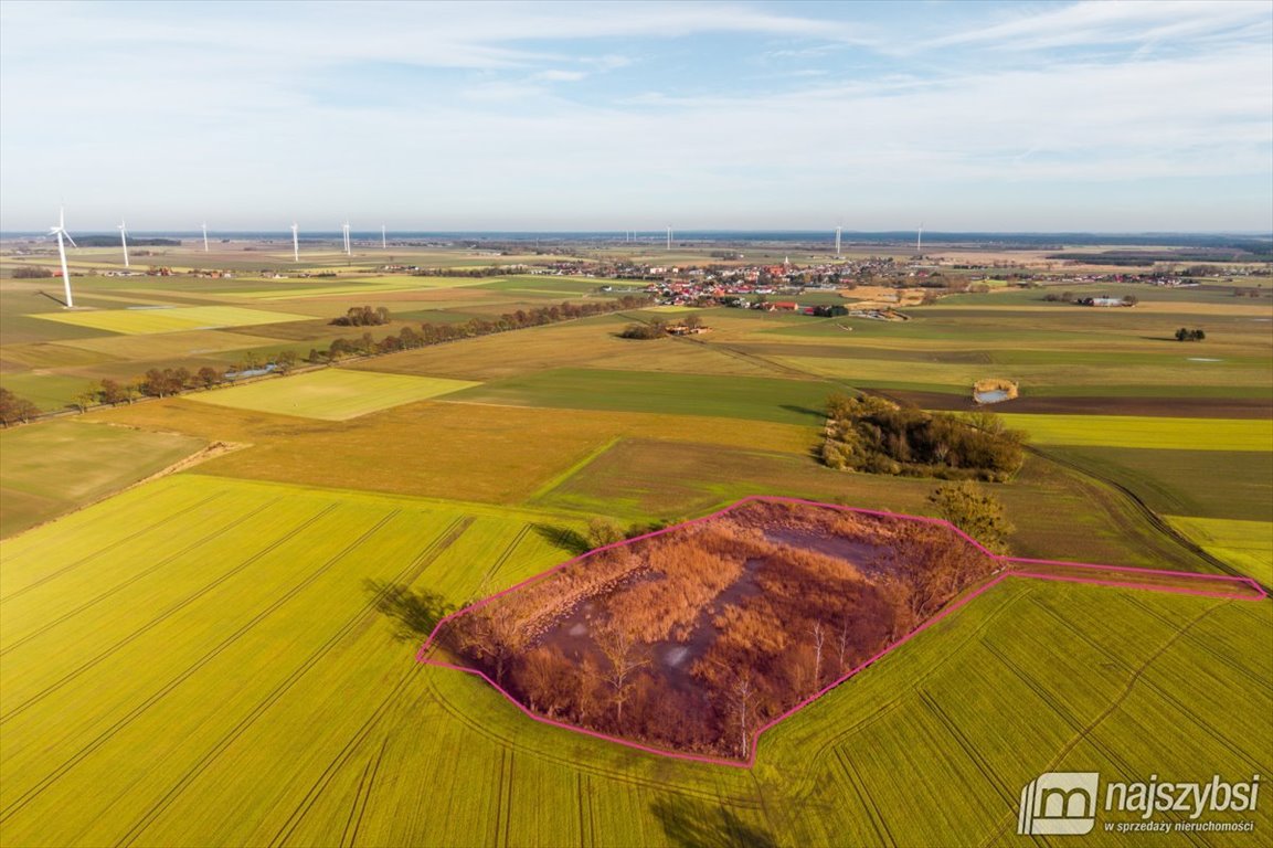 Działka rolna 1,89 ha z suchym stawem i potencjałem Boleszkowice  18 900m2 Foto 1