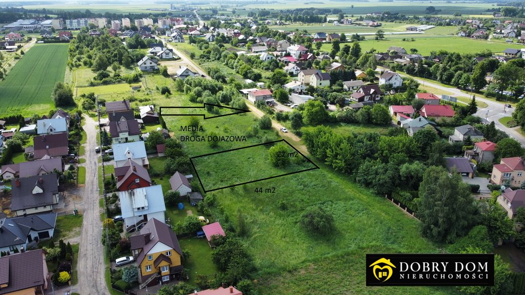 Działka budowlana 979 m² w Bielsku Podlaskim z mediami Bielsk Podlaski  979m2 Foto 1