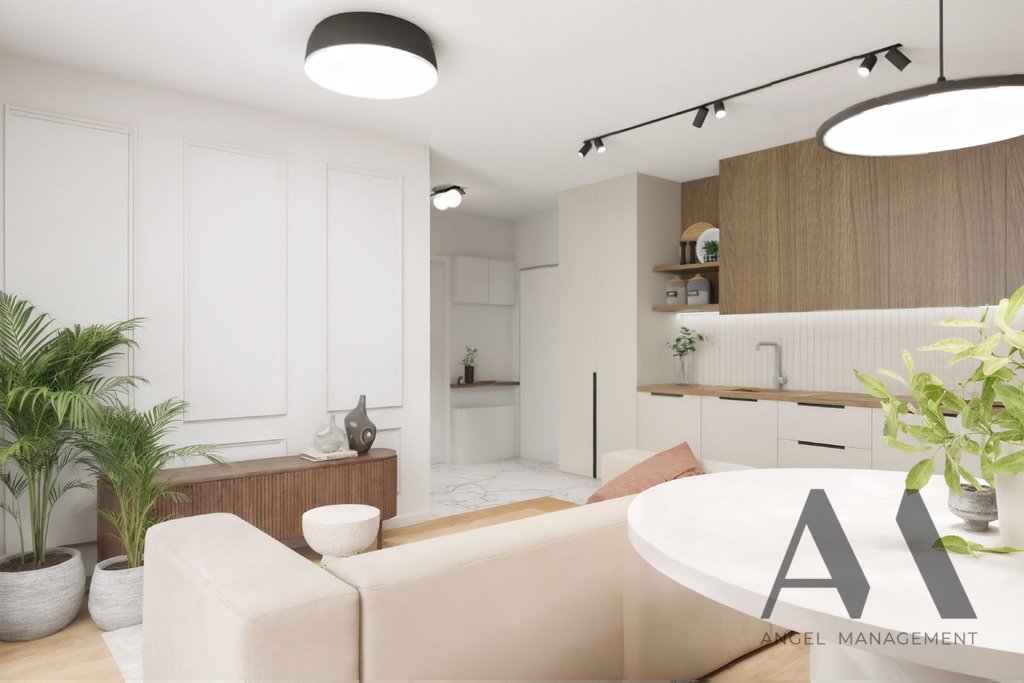 Nowoczesny apartament 2 pok. z balkonami w The Upper House Wrocław, Walońska  40m2 Foto 1