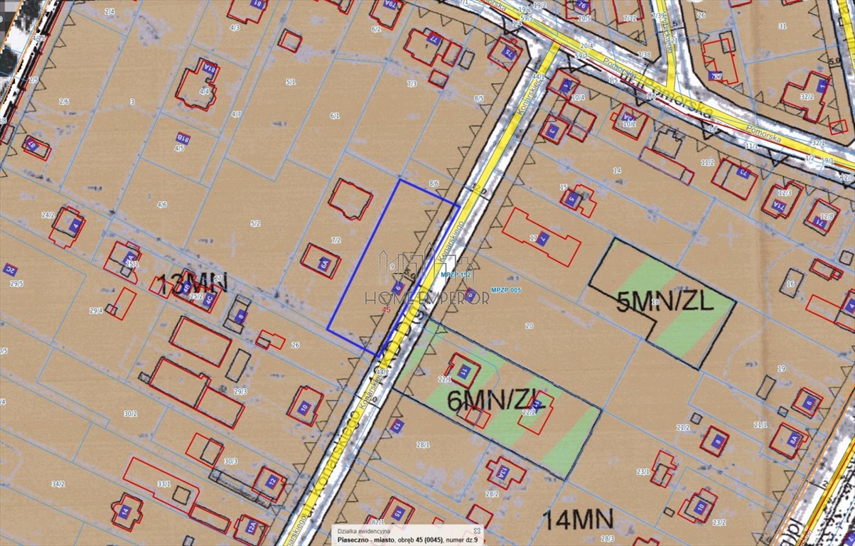 Działka 1705 m² w Piasecznie - media przy granicy Piaseczno, Zalesie Dolne, Konarskiego  1 705m2 Foto 1