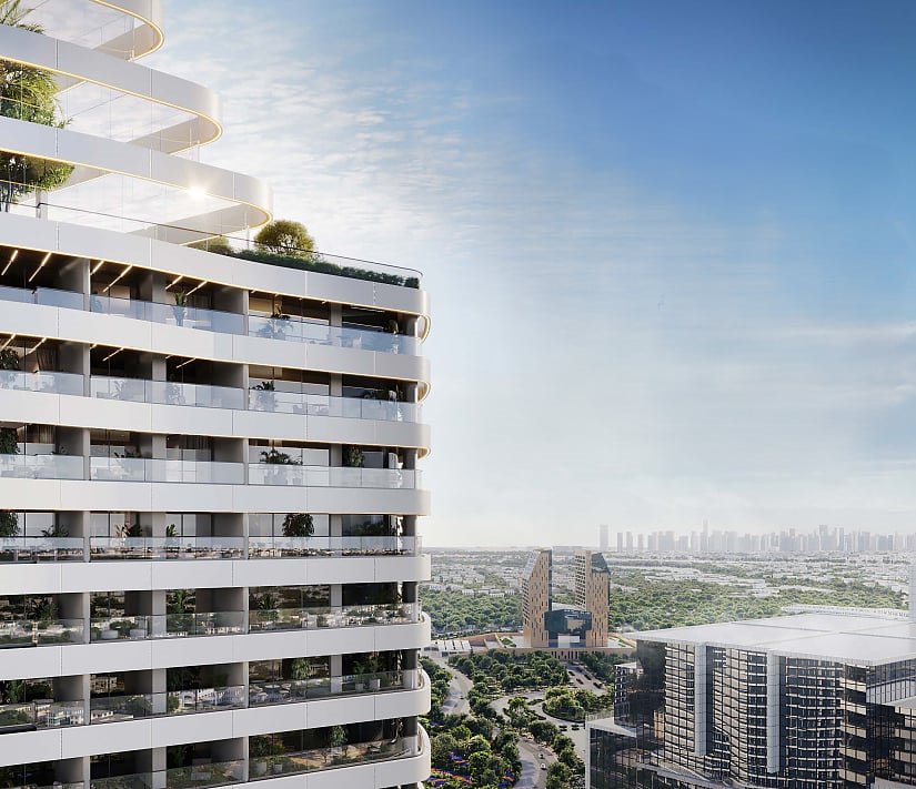 Nowoczesny apartament 40 m² z widokiem na lagunę w Falcon City Zjednoczone Emiraty Arabskie, Falcon City of Wonders, Falcon City of Wonders, Falcon City of Wonders, Du  40m2 Foto 1