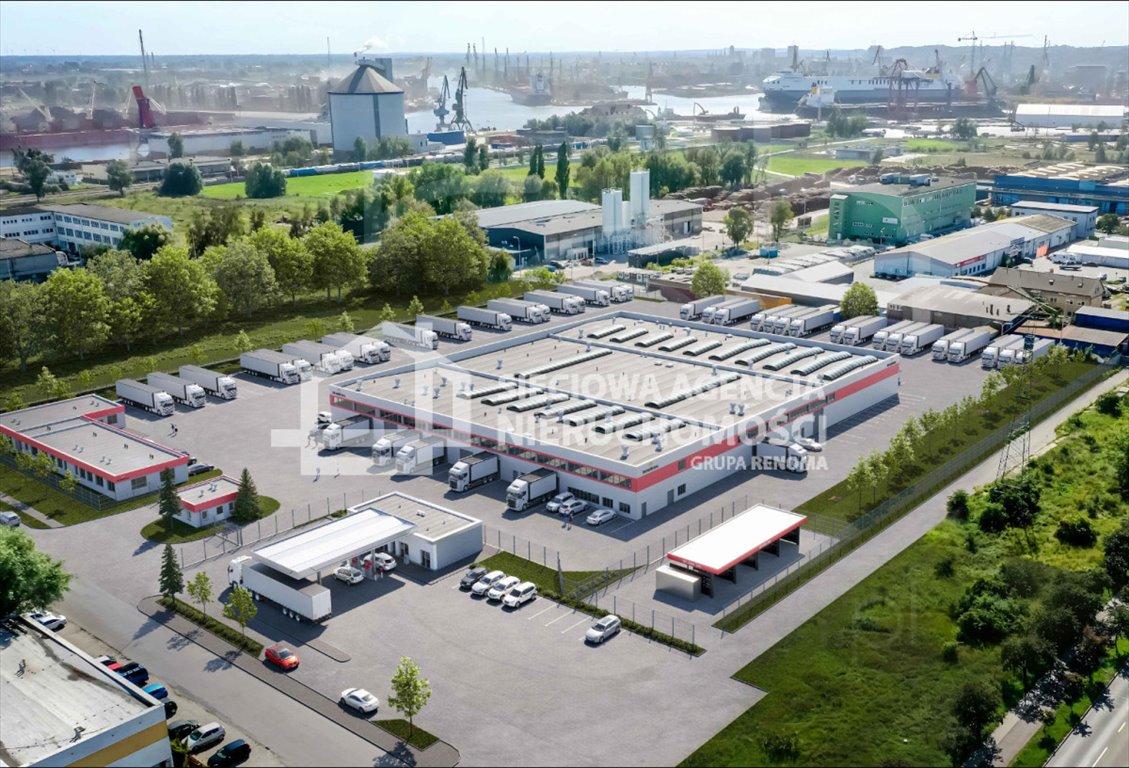 Plac 600 m² na wynajem w Gdańsku Letnicy - zamknięty i strzeżony Gdańsk, Letnica  600m2 Foto 1