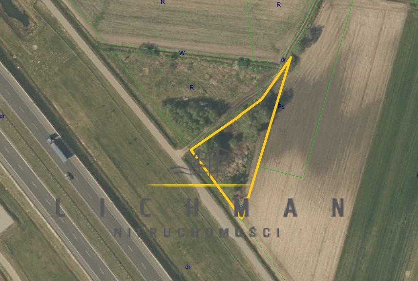 Działka 1500 m² pod reklamę przy A1 - zapraszam Koźle  1 500m2 Foto 1