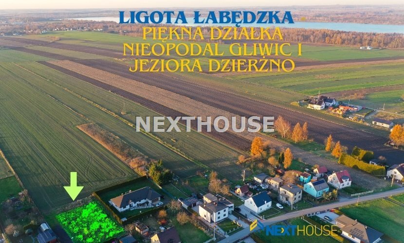 Działka budowlana na sprzedaż Ligota Łabędzka  962m2 Foto 1