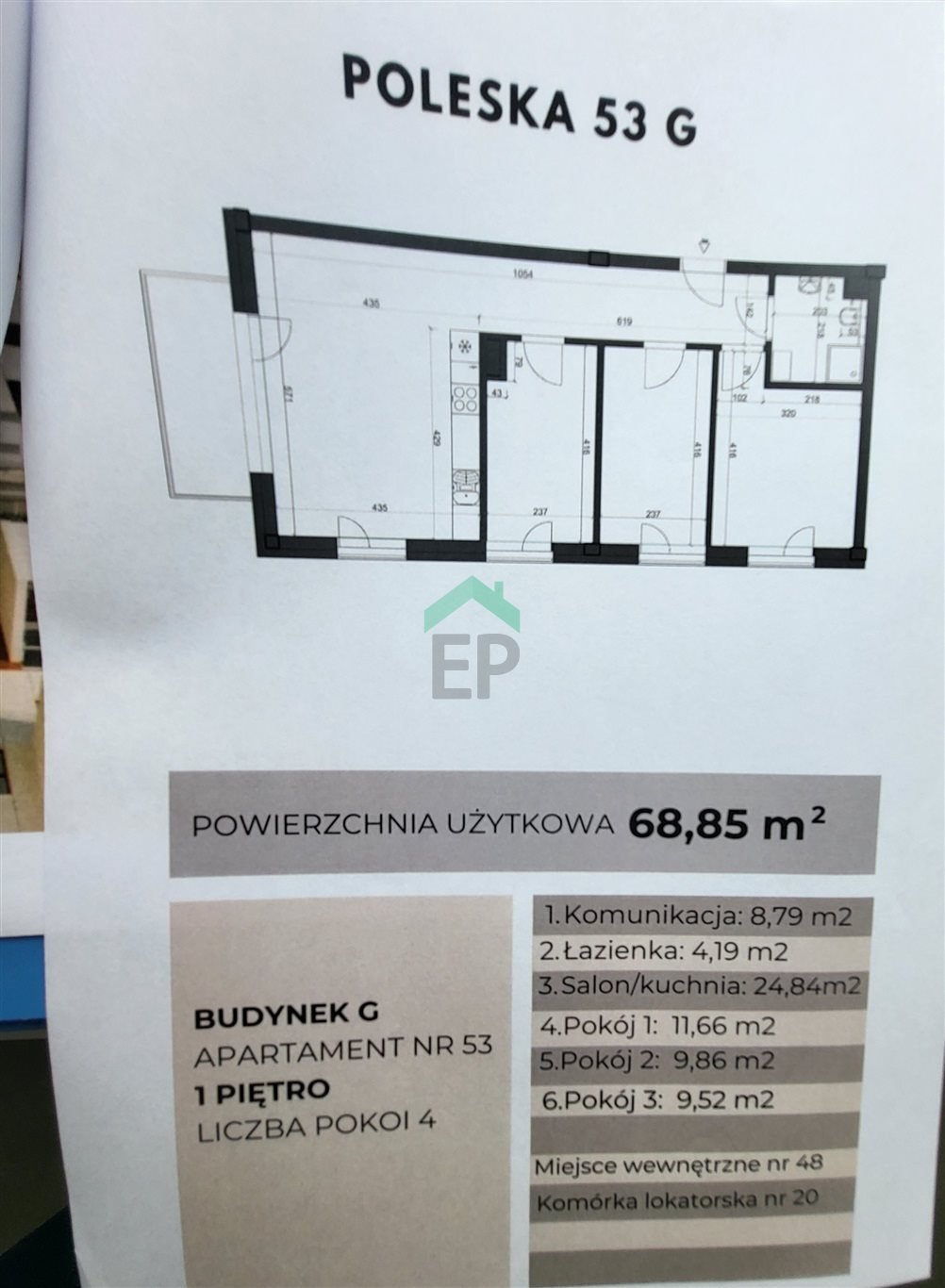 Mieszkanie trzypokojowe na sprzedaż Częstochowa, Parkitka  68m2 Foto 2