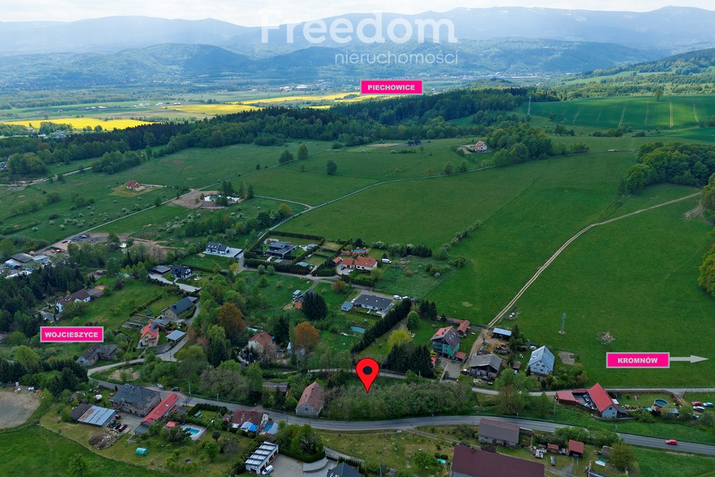 Działka budowlana na sprzedaż Wojcieszyce, Karkonoska  1 600m2 Foto 1