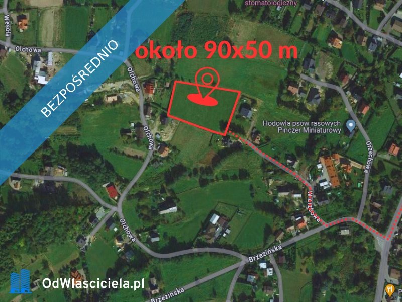 Działka budowlana na sprzedaż Targanice, Wierzbowa  5 200m2 Foto 2