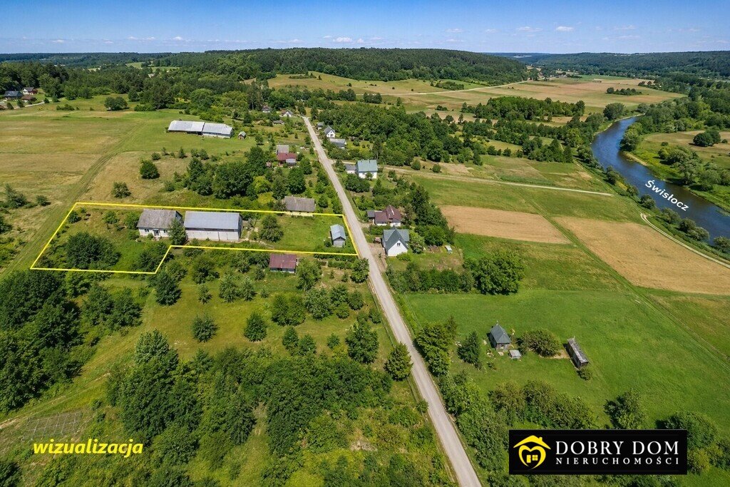 Sprzedam urokliwe siedlisko z drewnianym domem i widokiem na dolinę Ozierany Wielkie  70m2 Foto 1