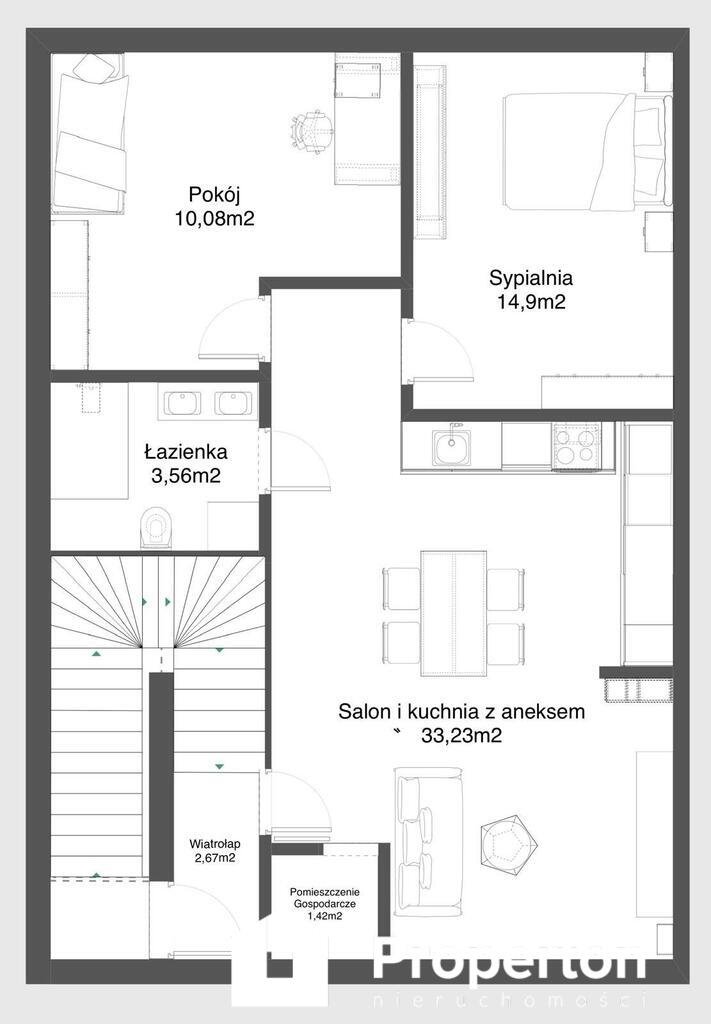 Mieszkanie na sprzedaż Świebodzin, Szmaragdowa  123m2 Foto 2