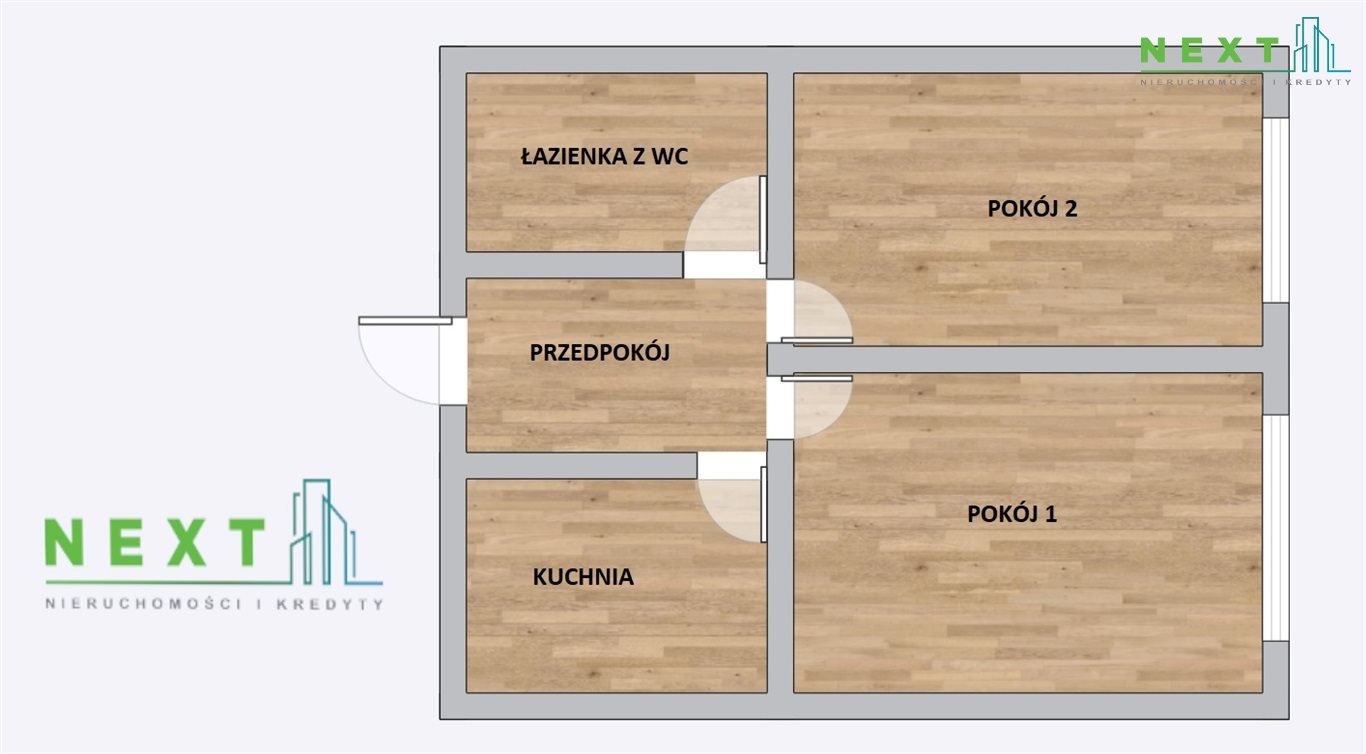 Mieszkanie dwupokojowe na sprzedaż Ruda Śląska, Nowy Bytom  38m2 Foto 13