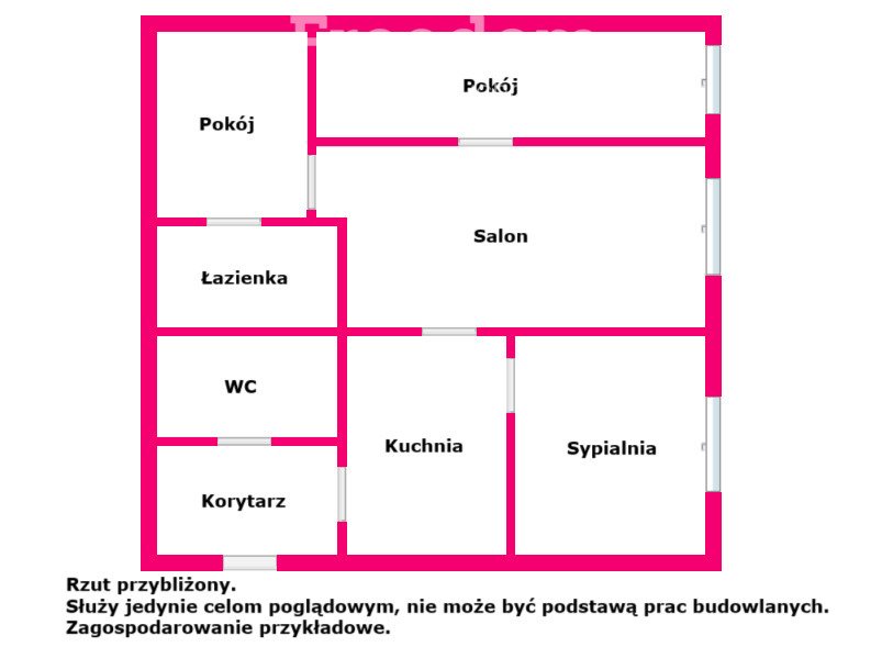 Mieszkanie trzypokojowe na sprzedaż Będzin  57m2 Foto 2