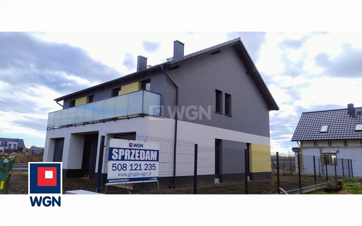 Na sprzedaż nowoczesny bliźniak 136 m² z garażem w Polkowicach Polkowice, Słonecznikowa  136m2 Foto 1