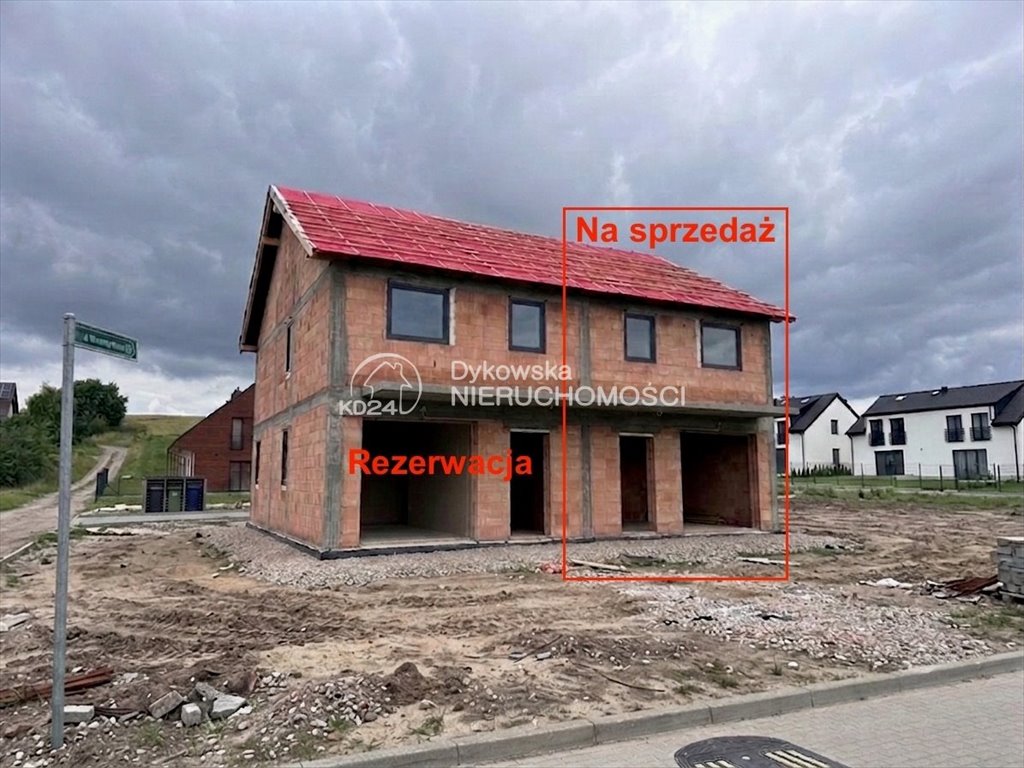 Zapraszam do nowoczesnego bliźniaka 104 m² z ogrodem 400 m² Nowa Wieś Lęborska, Wincentego Witosa  107m2 Foto 1