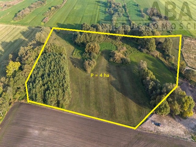 Działka rolna 4 ha z potencjałem na hodowlę i elektrownię słoneczną. Biechowy  40 000m2 Foto 1