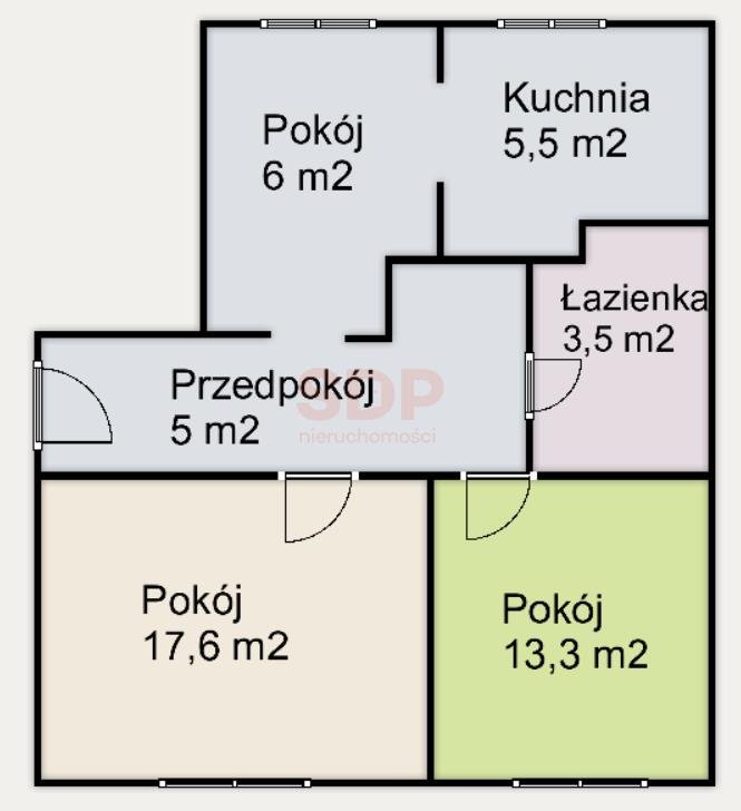 Mieszkanie trzypokojowe na sprzedaż Wrocław, Stare Miasto, Przedmieście Świdnickie, Plac Kościuszki  51m2 Foto 5