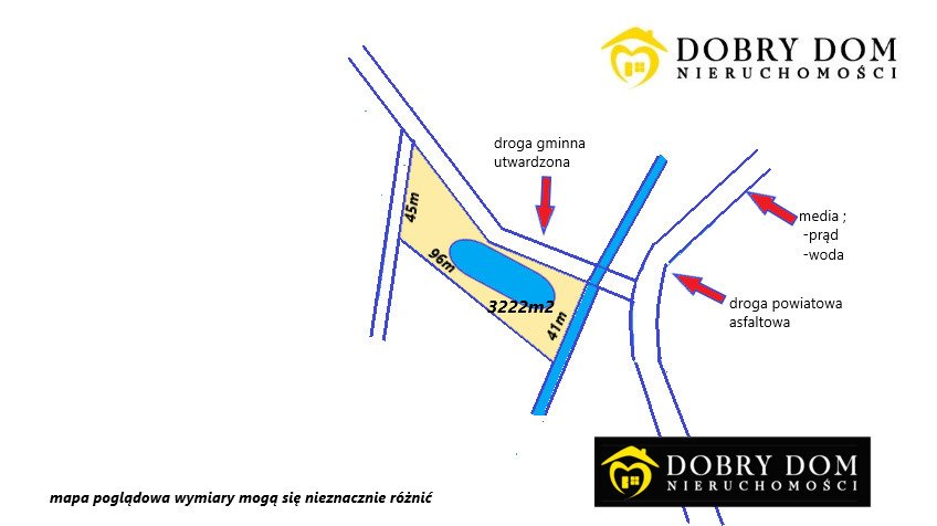 Działka 3222 m² z stawem i strumykiem (relaks na łonie natury) Stara Kamionka  3 222m2 Foto 1