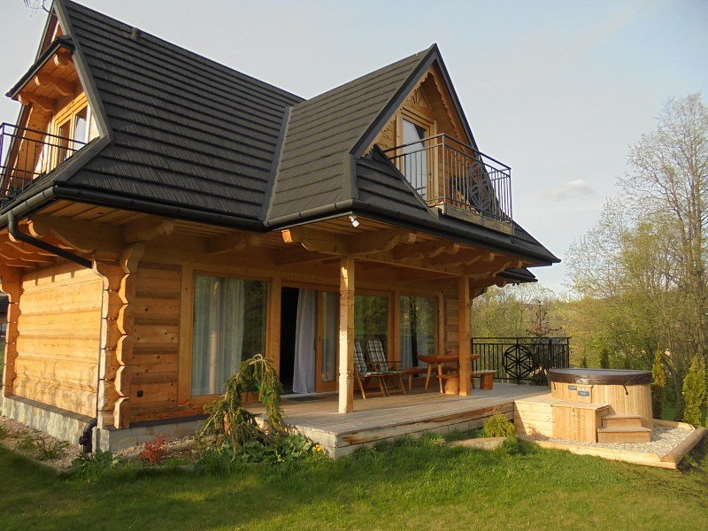 Drewniany dom z tarasem ogrodem i jacuzzi - Zakopane Zakopane  150m2 Foto 1