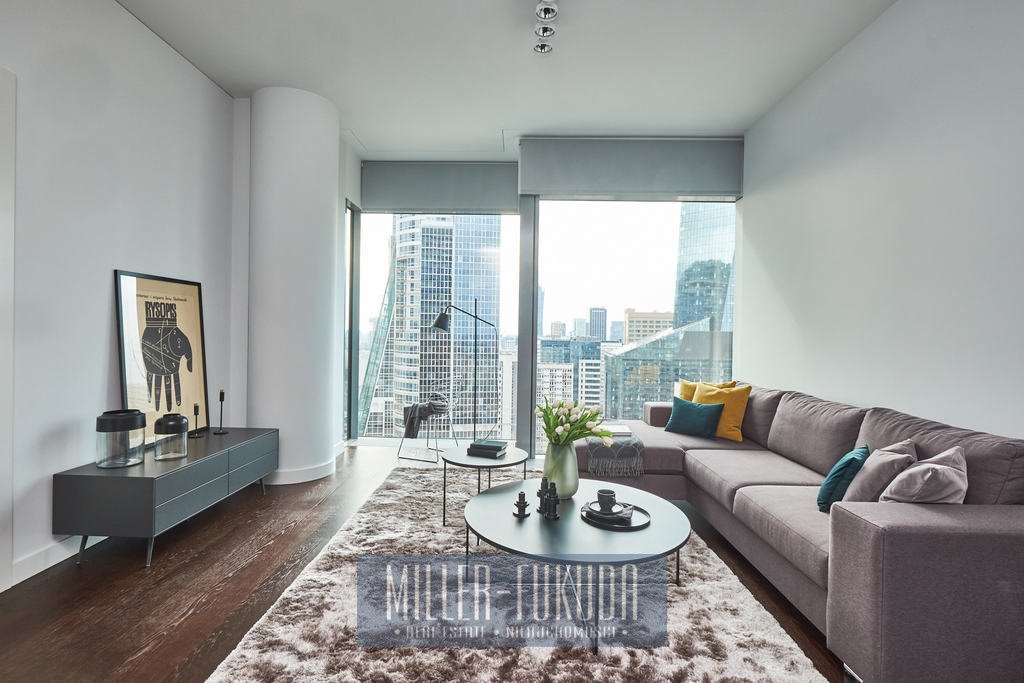 Luksusowy apartament z panoramicznym widokiem w Cosmopolitan Tower Warszawa, Śródmieście, Twarda  56m2 Foto 1